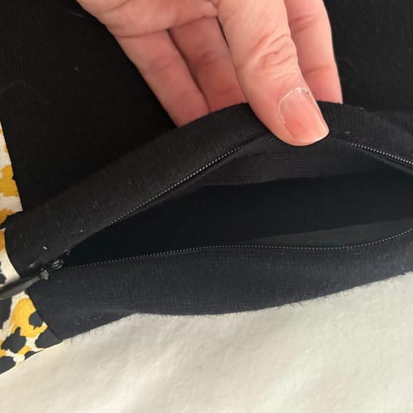 Ann Taylor Mixed Media Midi Dress - Sz. Large - Picture 4 of 6